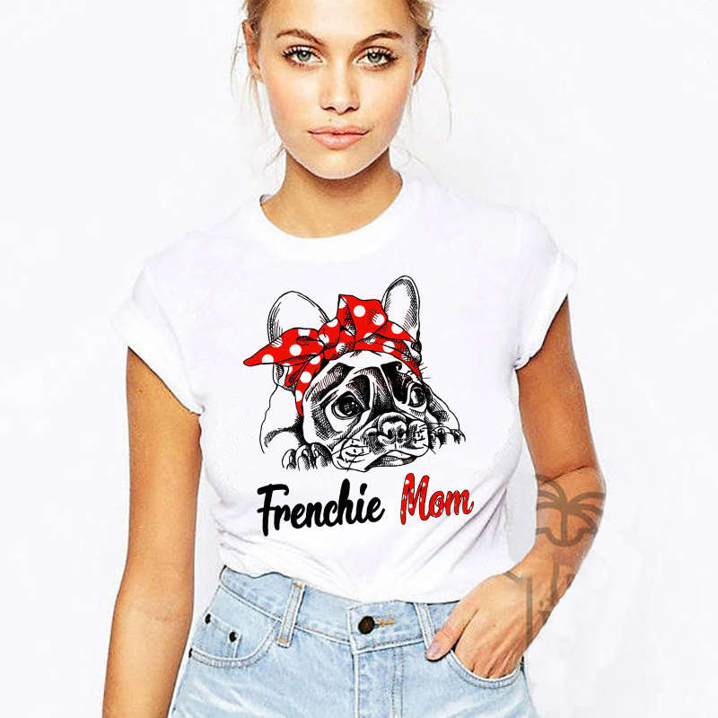 Camiseta de perro lindo y divertida Harajuku - Imagen 3