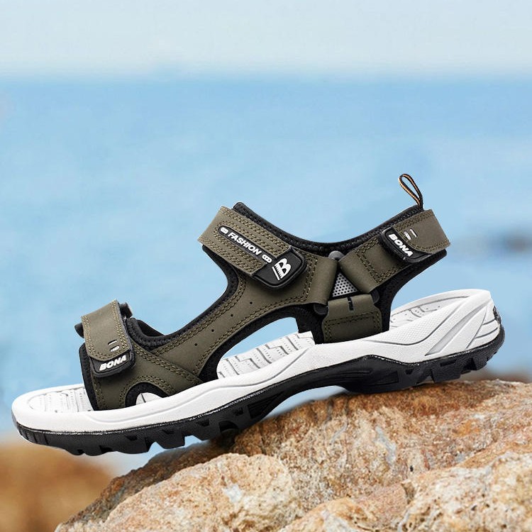 Sandalias antideslizantes para hombres casuales resistentes al desgaste.