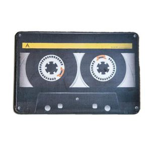 Alfombra de piso con cinta de cassette