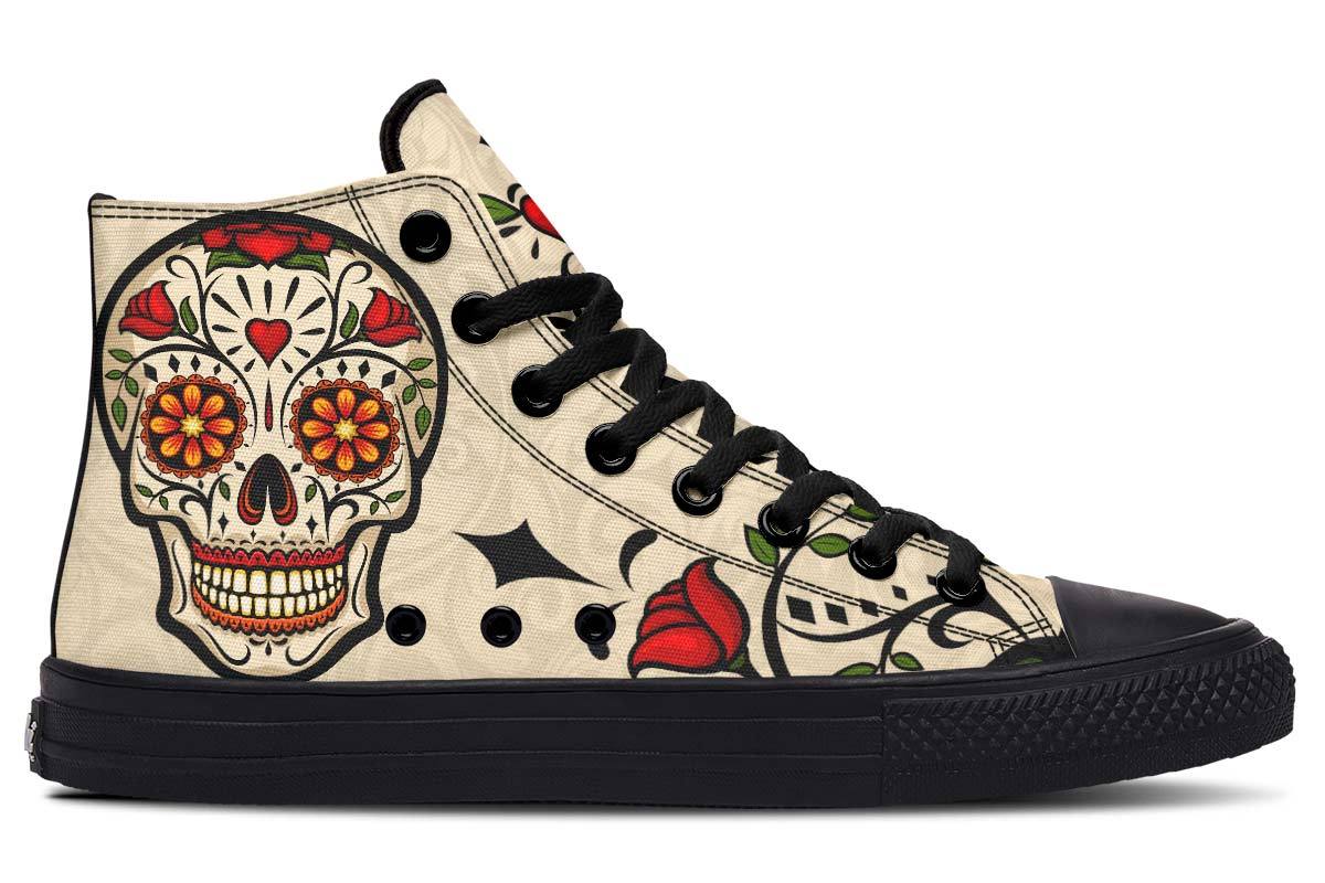 Printed Couple High Top Canvas Shoes - Imagen 2
