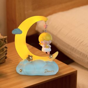 Buenas noches Little Angel Night Light Stars Moon