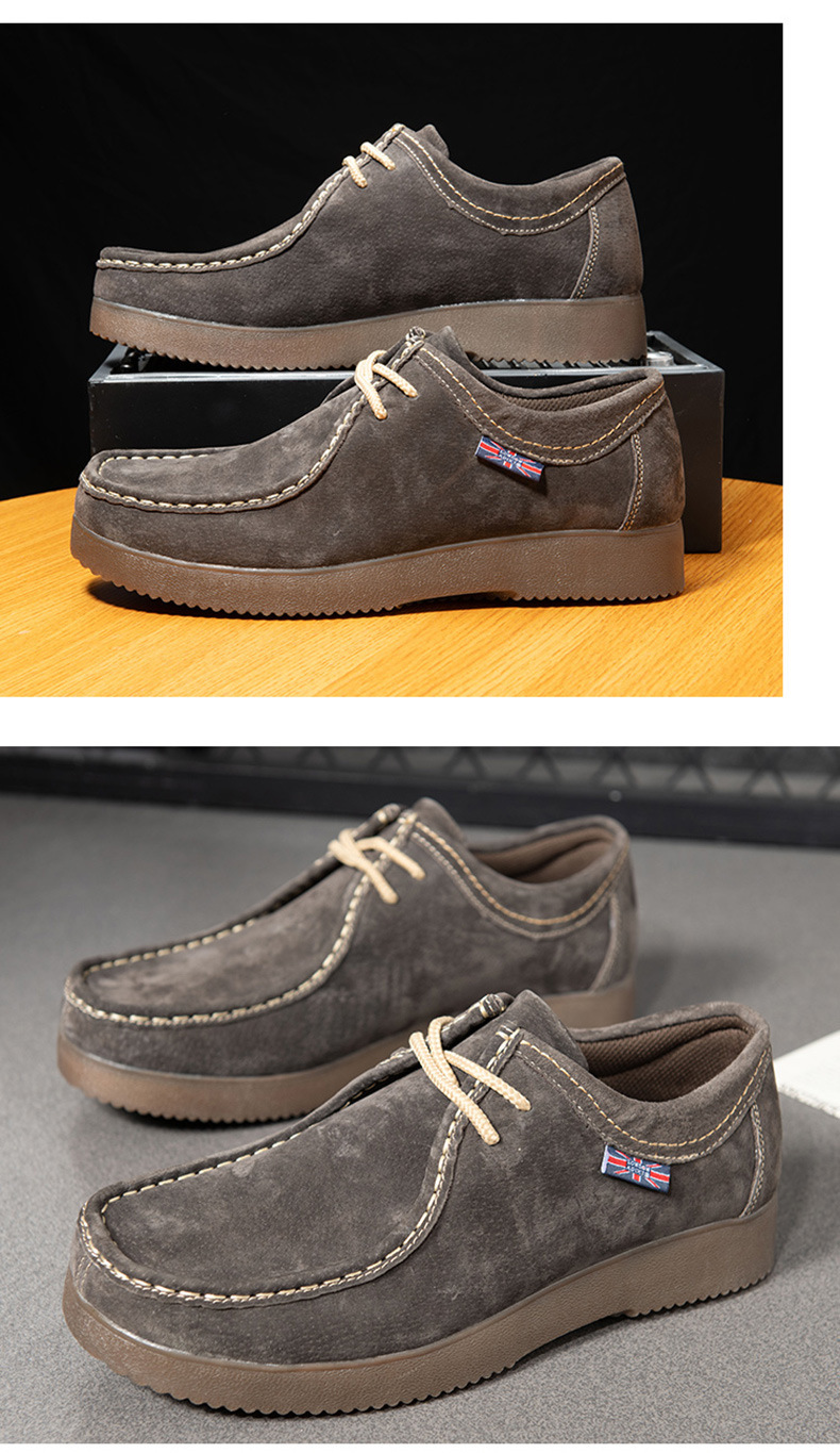 Nuevas zapatillas de cuero estilo británicos, estilo retro - Imagen 2