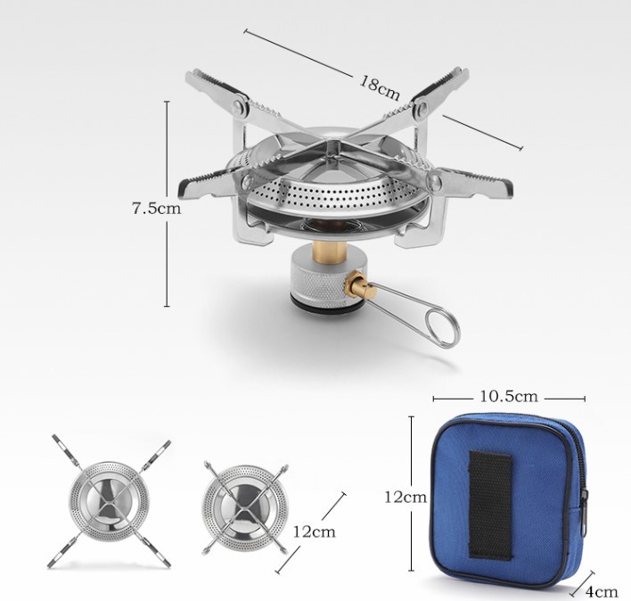 Estufa portátil todo en uno para exteriores, mini y eficiente en energía, para camping y picnic - Imagen 2