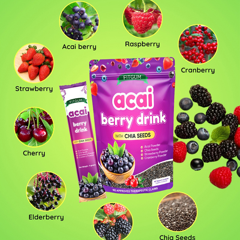 En Stock Acai en polvo de arándano en polvo