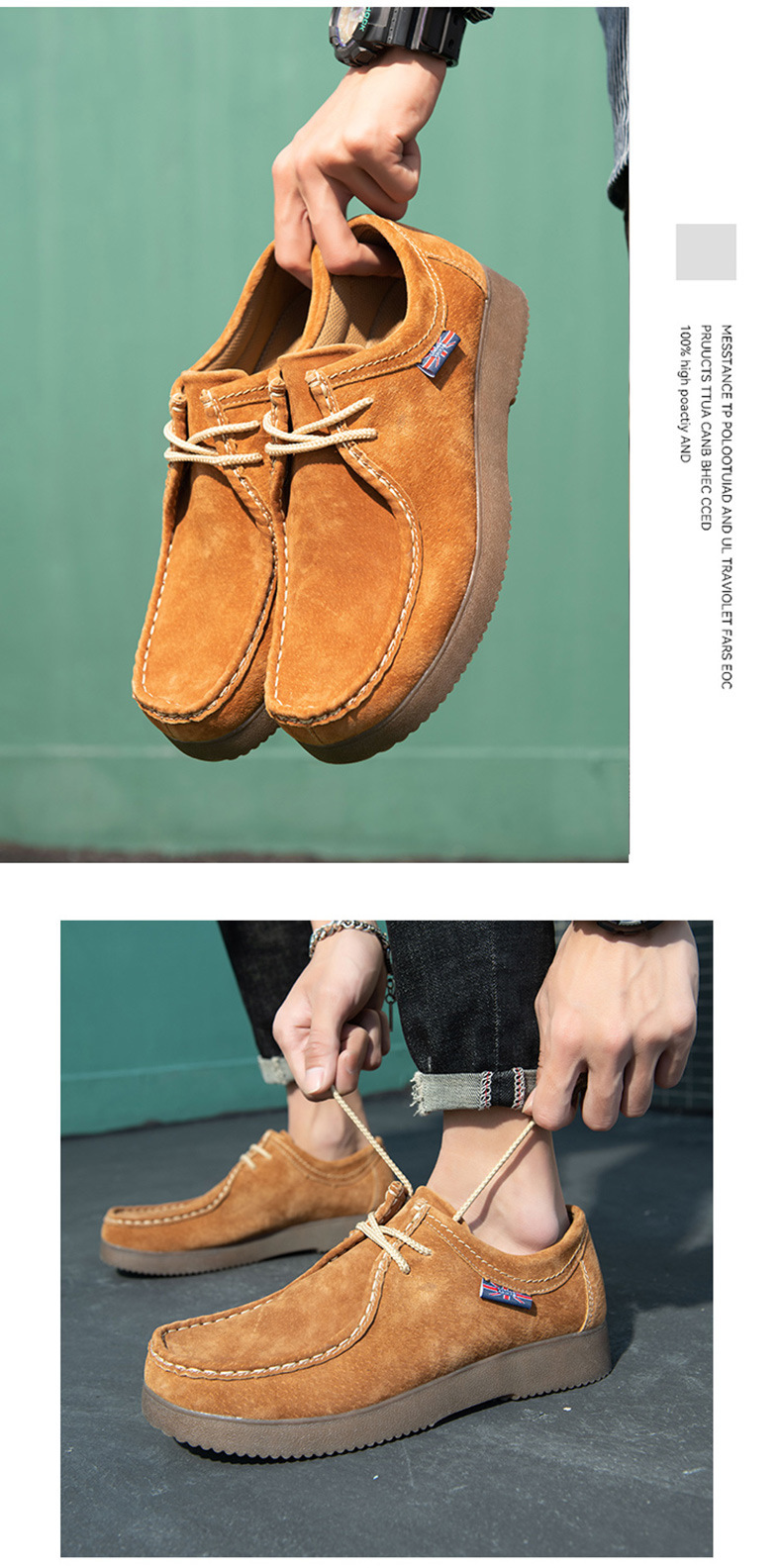 Nuevas zapatillas de cuero estilo británicos, estilo retro - Imagen 7