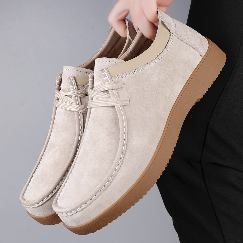 Zapatos casuales para hombre, cuero con cordones, estilo Británicos. - Imagen 3