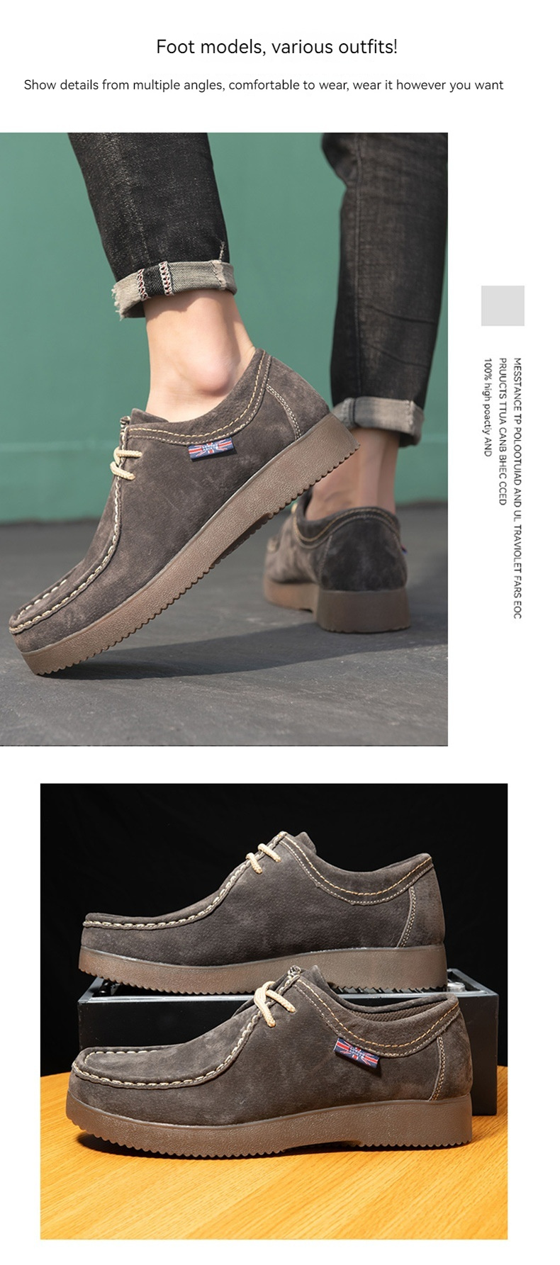 Nuevas zapatillas de cuero estilo británicos, estilo retro - Imagen 10