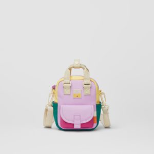 Colored Mosaic Donut Crossbody Bag
